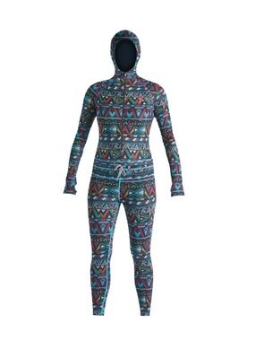 Airblaster Women’s Ninja Suit – Medium – Wild Tribe Print – Ski/Snow Base Layer